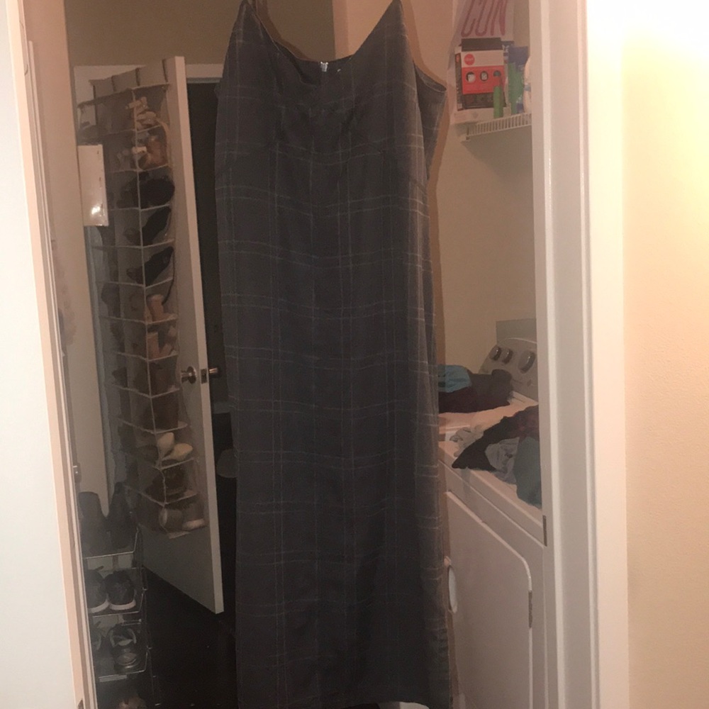 A mid length dress